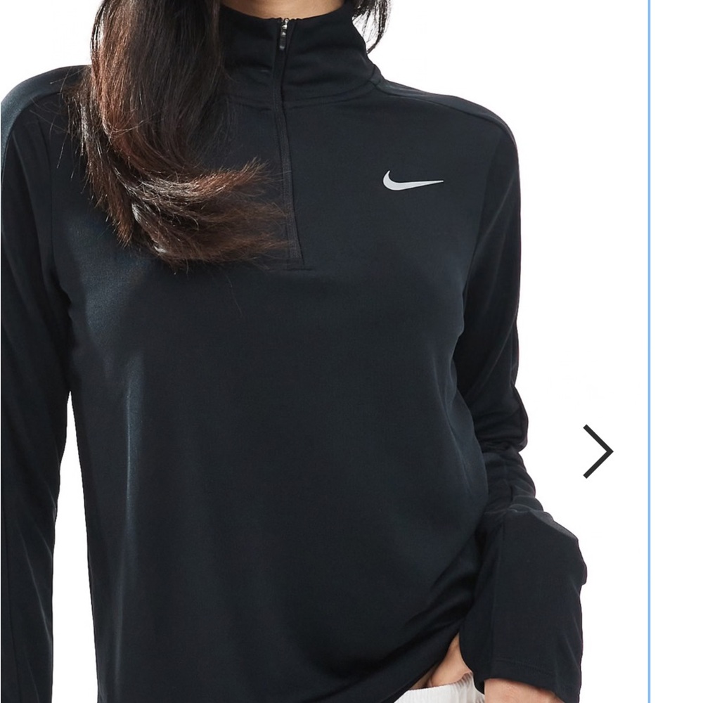 Nike Women's Black Quarter-Zip Sweatshirt